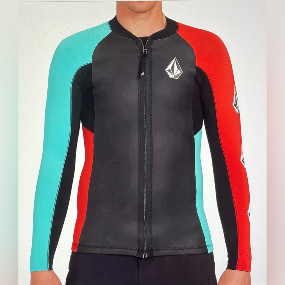 Volcom Men's STONE Front Zip Wetsuit Jacket - Zip Large/ worn once!